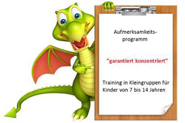 Drache mit Klemmbrett